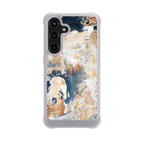 Samsung Galaxy S25+  NIVOmax Abstraktion Blau und Gold