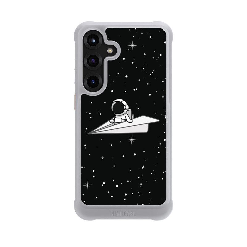 Galaxy S25 + NIVOmax Astronaut Paper Plane Comic
