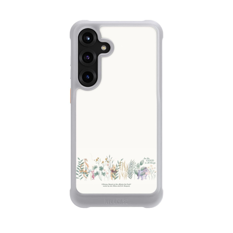 Galaxy S25 + NIVOmax Winnie Puuh und seine Freunde hinter Eukalyptus