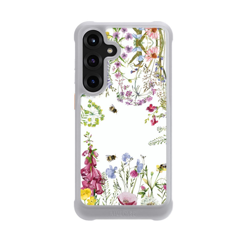 Galaxy S25 + NIVOmax Cadre de fleurs sauvages des prés d'été