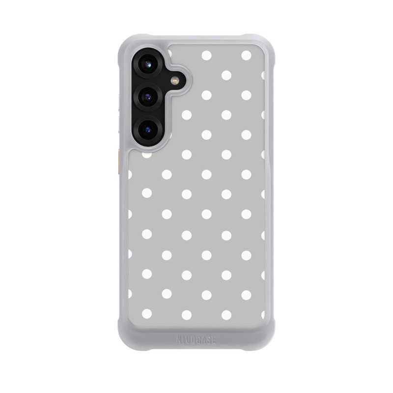 Galaxy S25 + NIVOmax Polka Dots Grau