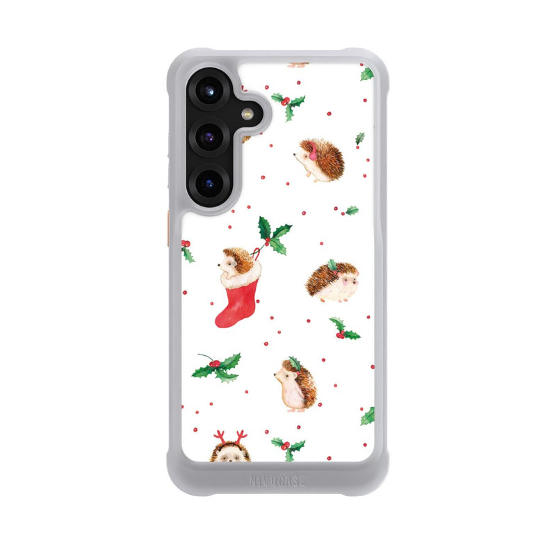 Galaxy S25 + NIVOmax Christmas Cute Hedgehog