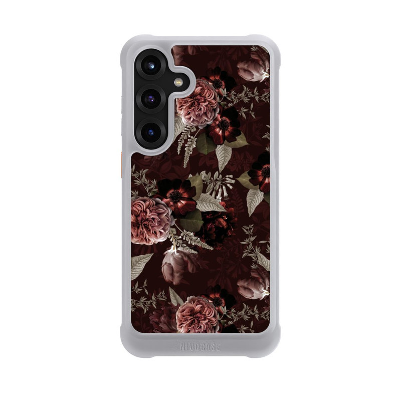 Galaxy S25 + NIVOmax Winterrosen und Tulpen