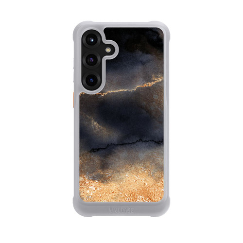 Samsung Galaxy S25+  NIVOmax Schwarzer Marmor Goldstaub Look