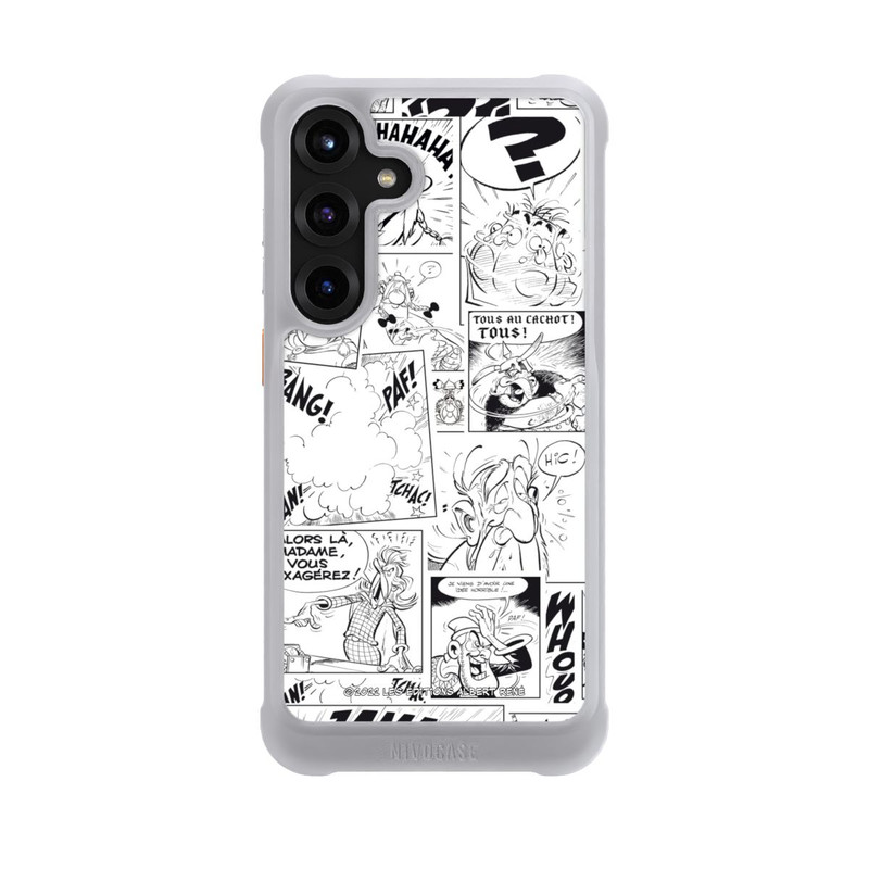 Galaxy S25 + NIVOmax BD Astérix Blanc & Noir