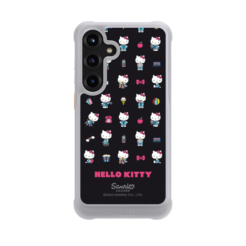 Galaxy S25 + NIVOmax Hello Kitty 90s Schwarz