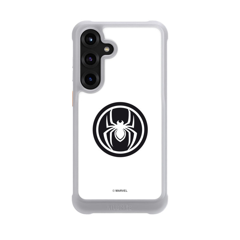 Galaxy S25 + NIVOmax Spider-Man Logo White