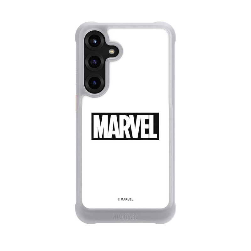 Galaxy S25 + NIVOmax Marvel Logo White