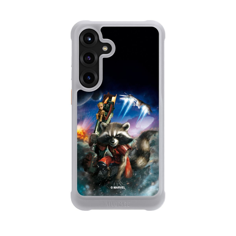 Galaxy S25 + NIVOmax Rocket & Baby Groot Guardians Of The Galaxy