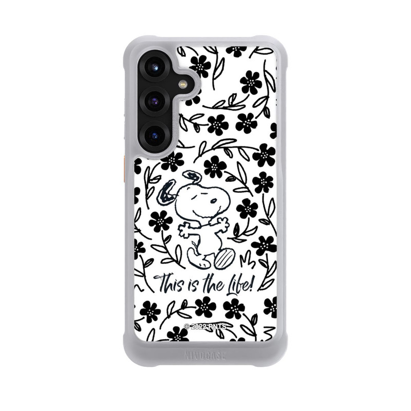 Galaxy S25 + NIVOmax Snoopy This Is The Life Noir & Blanc