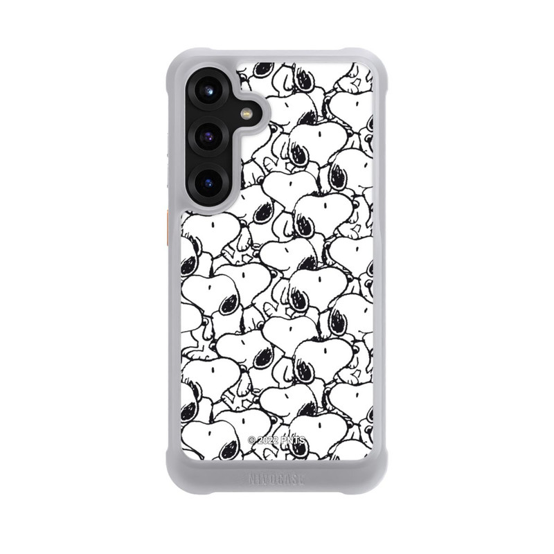 Galaxy S25 + NIVOmax Snoopy Muster Schwarz und Weiß