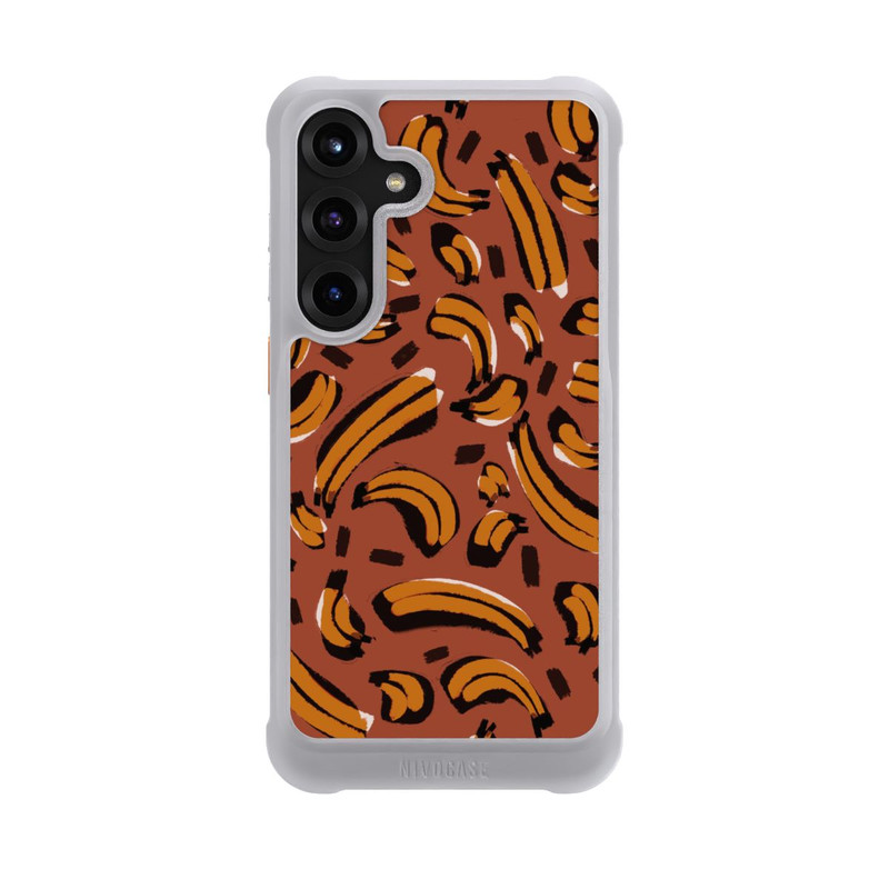 Galaxy S25 + NIVOmax Motif abstrait de bananes
