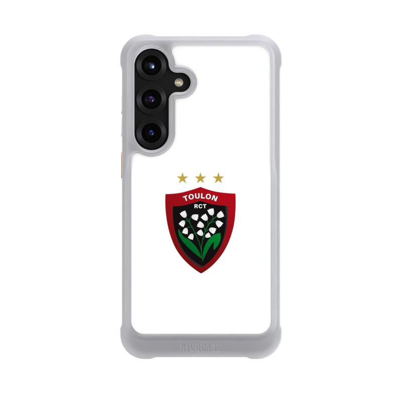 Galaxy S25 + NIVOmax Logo RC Toulonnais Blanc