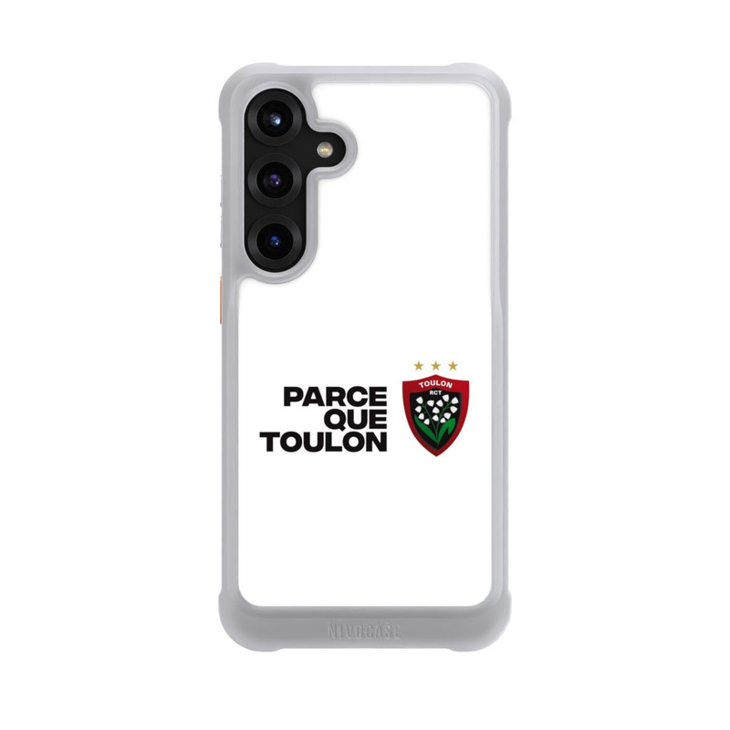 Galaxy S25 + NIVOmax RC Toulonnais PQT Blanc