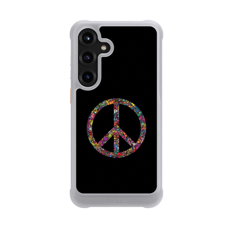Galaxy S25 + NIVOmax Peace Zeichen
