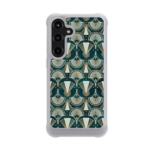 Samsung Galaxy S25+  NIVOmax Art Deco Green Pattern