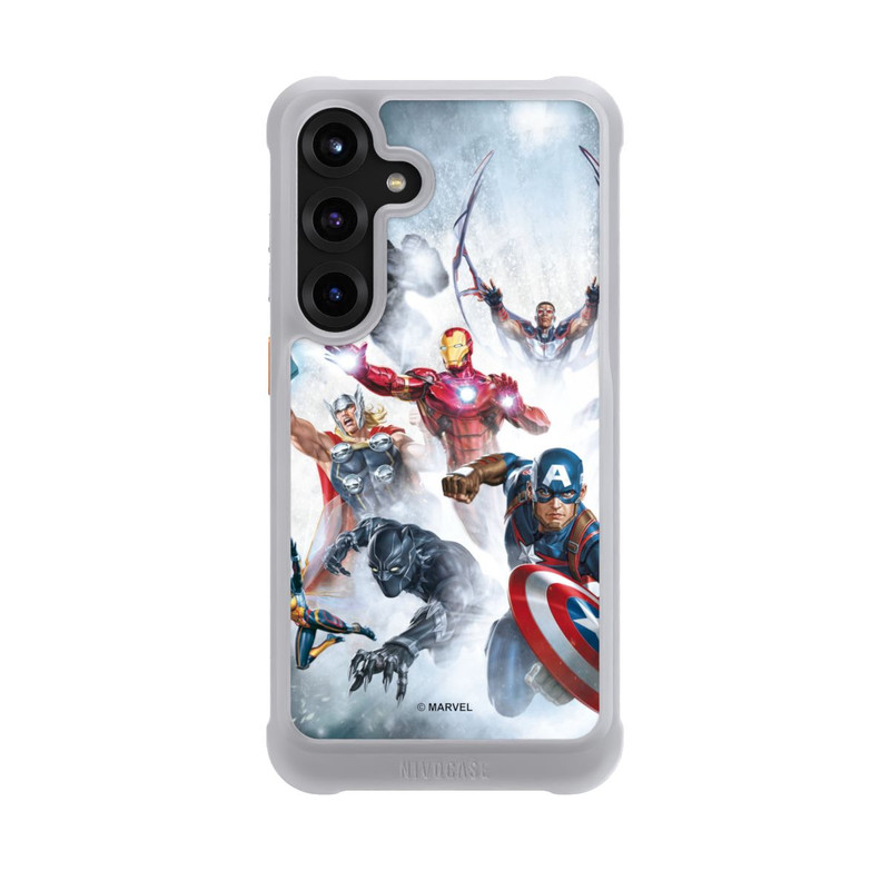 Galaxy S25 + NIVOmax Avengers Jumping at You