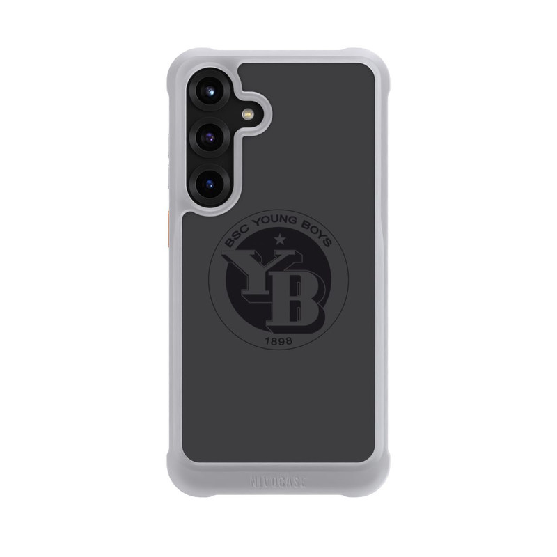 Galaxy S25 + NIVOmax BSC YB Logo Grau