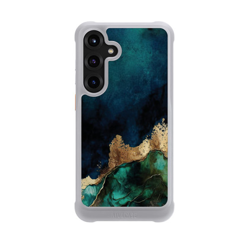 Samsung Galaxy S25+  NIVOmax Bleu pétrole avec or