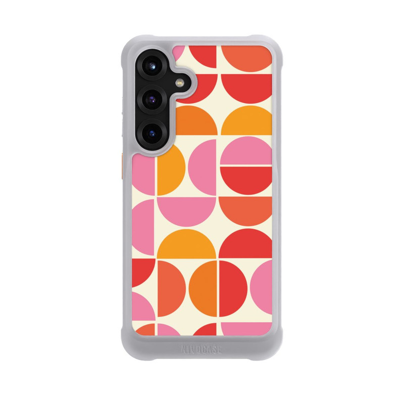 Galaxy S25 + NIVOmax Retro Trend Pattern Orange