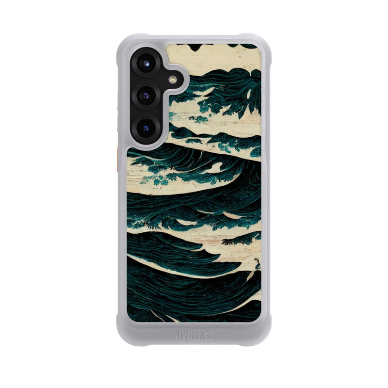Galaxy S25 + NIVOmax Wilde Wellen