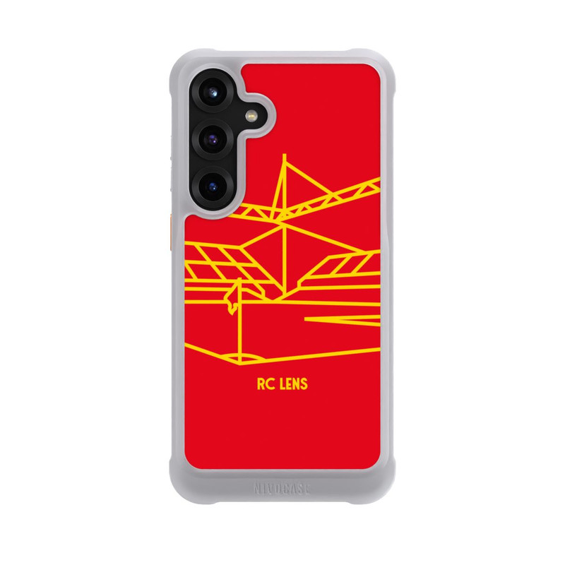 Galaxy S25 + NIVOmax RC Lens Line Art Stadium Groß