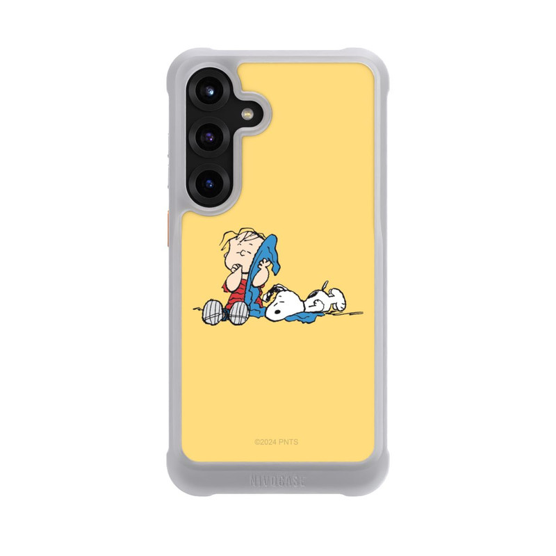 Galaxy S25 + NIVOmax Snoopy und Linus