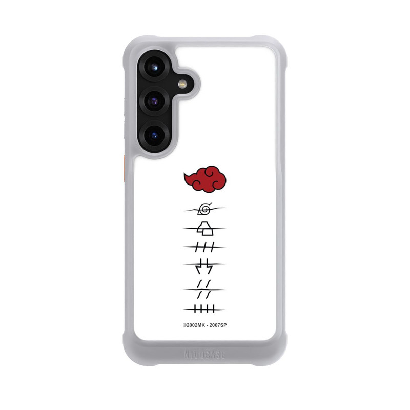Galaxy S25 + NIVOmax Akatsuki Mitgliedersymbole Weiß