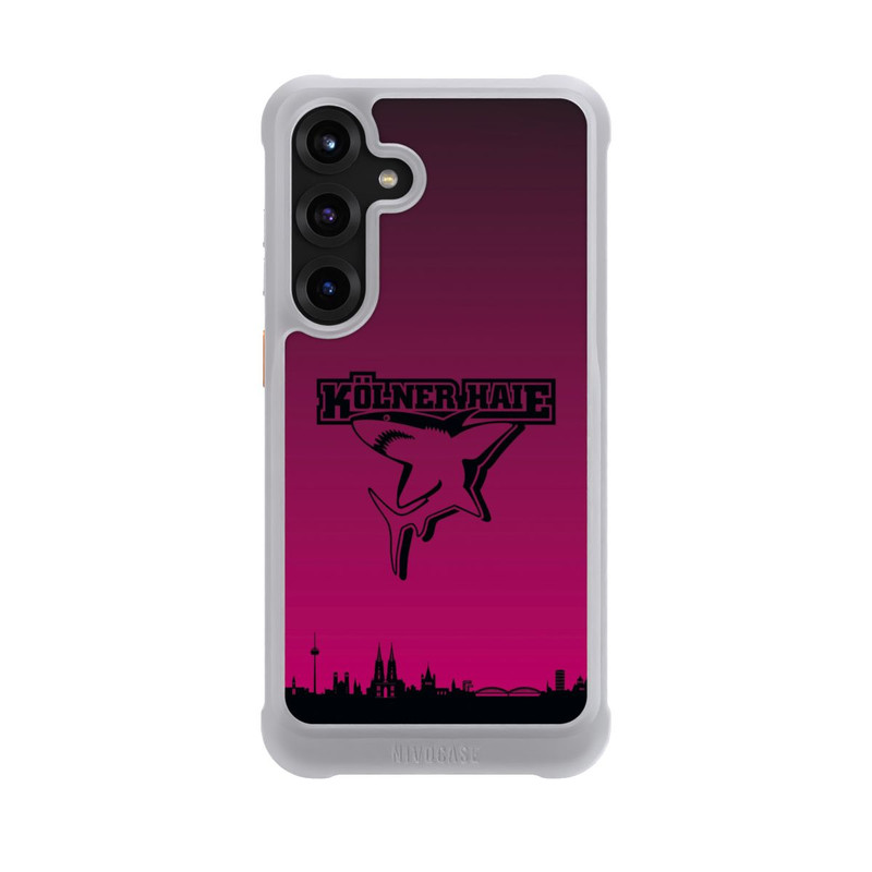 Galaxy S25 + NIVOmax Kölner Haie Skyline Pink