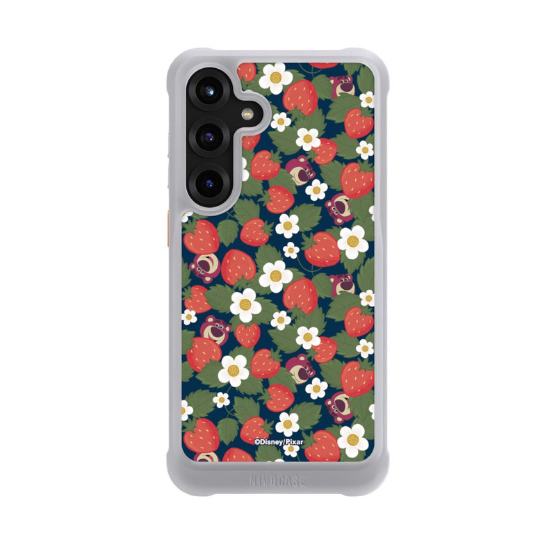Galaxy S25 + NIVOmax Lotso Toy Story Strawberry Flower Pattern