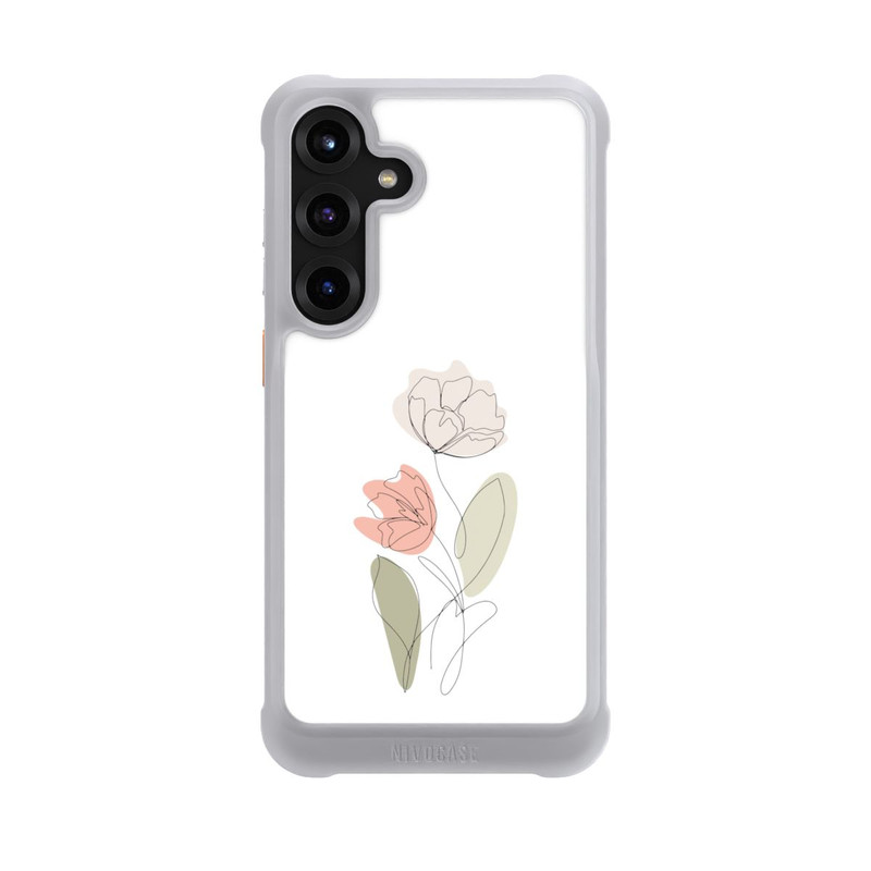 Galaxy S25 + NIVOmax Blume Line Art Beige