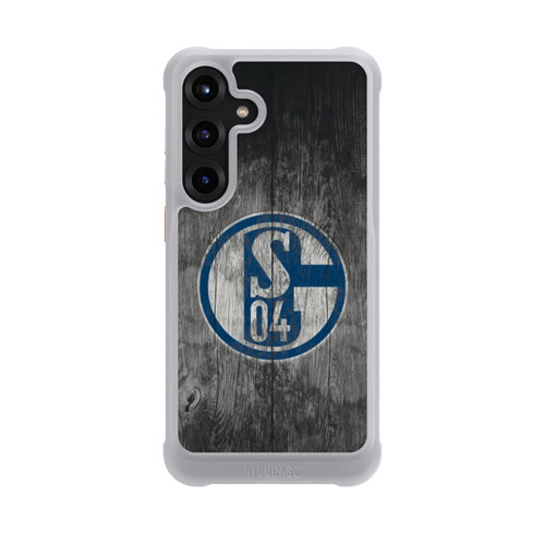 Samsung Galaxy S25+  NIVOmax Schalke 04 Holz Look