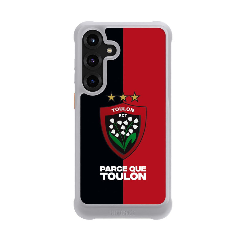 Galaxy S25 + NIVOmax RCT Logo Rouge Noir