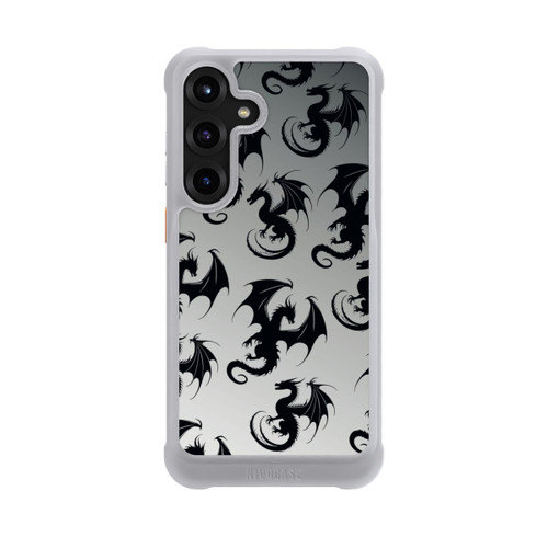 Samsung Galaxy S25+  NIVOmax Dragon Pattern Grey