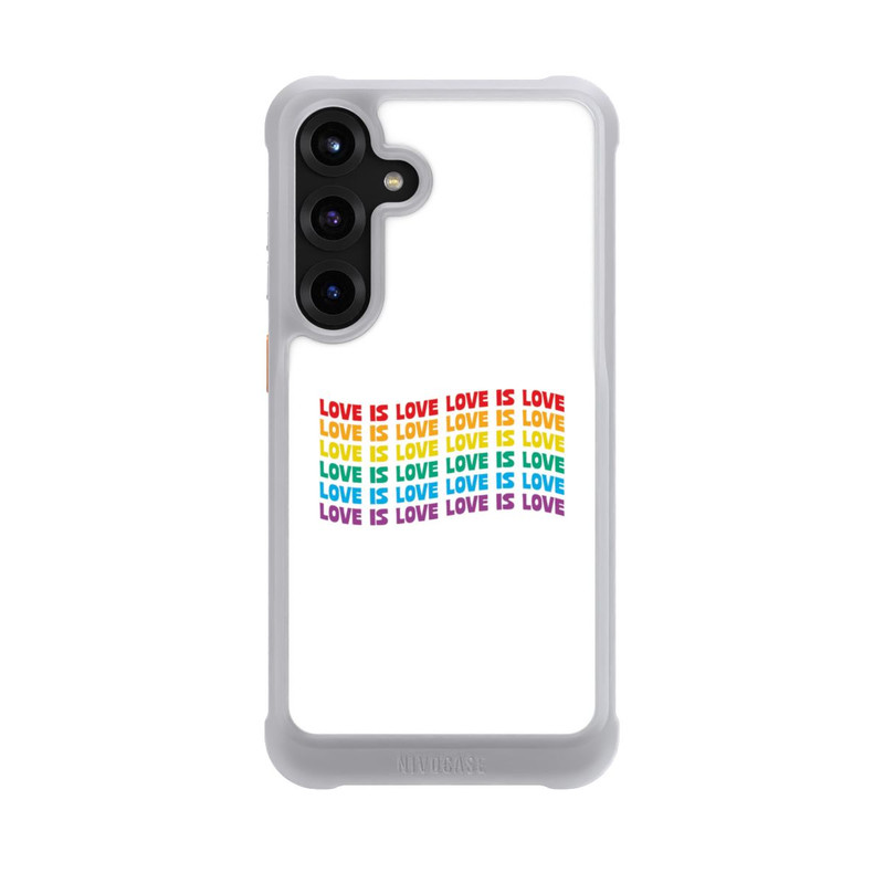 Galaxy S25 + NIVOmax Love is Love Flag