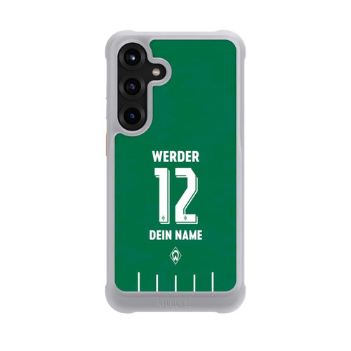 Samsung Galaxy S25+  NIVOmax Werder Bremen Trikot Personalisierbar 25-26