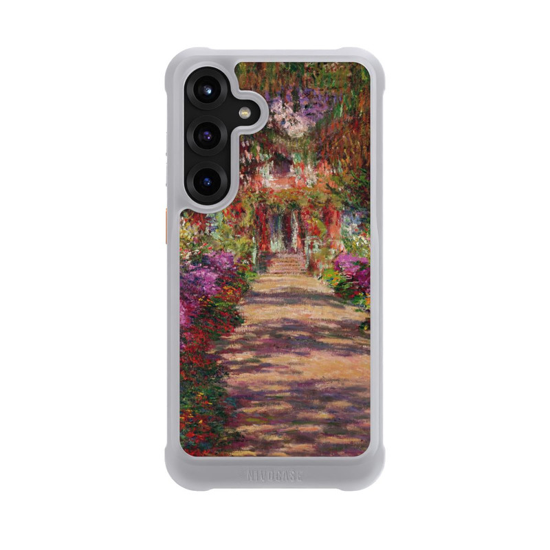 Galaxy S25 + NIVOmax Eine Allee in Monets Garten in Giverny by Claude Monet