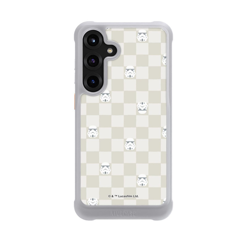 Galaxy S25 + NIVOmax Stormtrooper Checked Pattern Beige