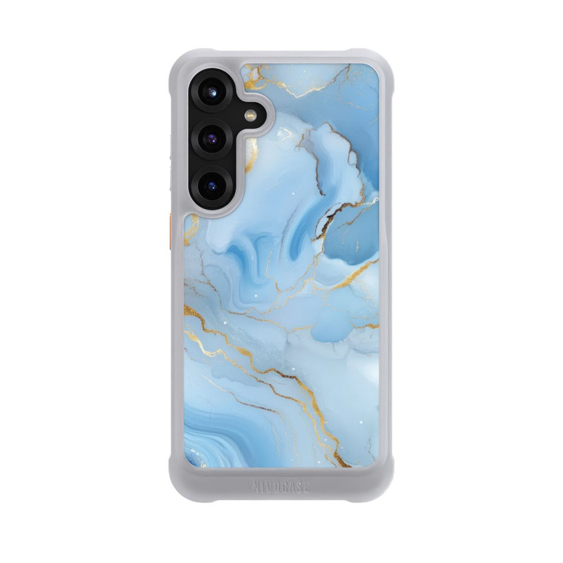 Galaxy S25 + NIVOmax Blue Marble Goldprint