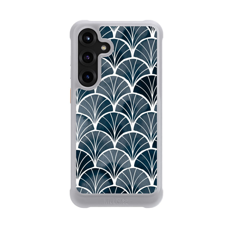 Galaxy S25 + NIVOmax Botanical Breeze Art Deco Grey