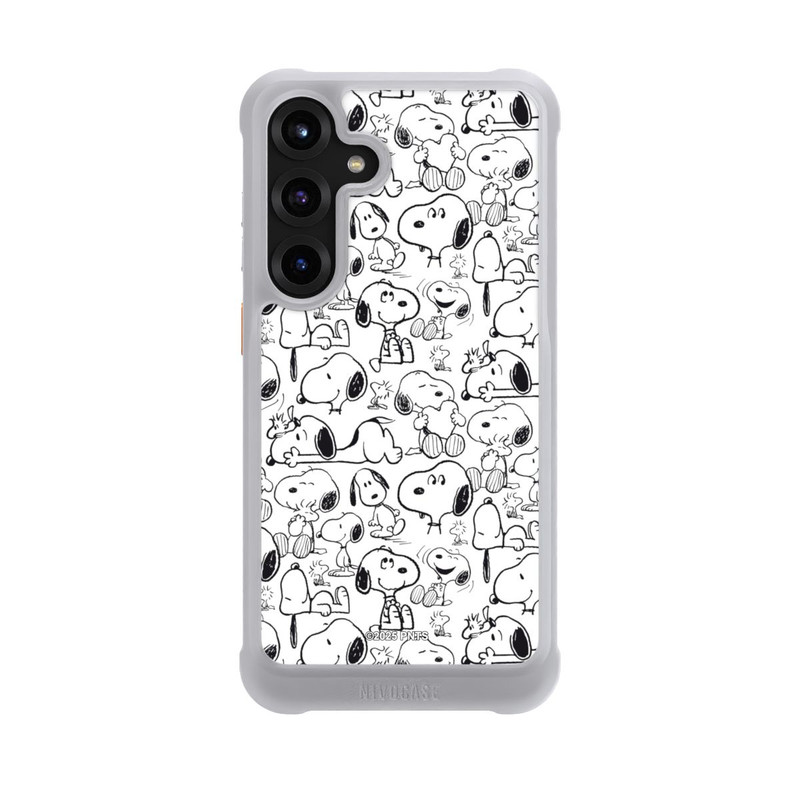 Galaxy S25 + NIVOmax Classic Snoopy Pattern White