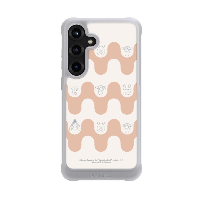 Galaxy S25 + NIVOmax Winnie Puuh und Freunde Wellenmuster