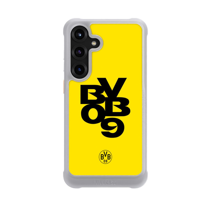 Galaxy S25 + NIVOmax BVB09 Schwarz Gelb