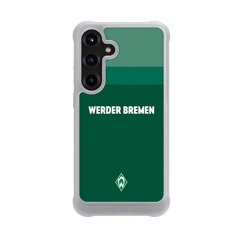 Galaxy S25 + NIVOmax Werder Bremen Schriftzug Raute