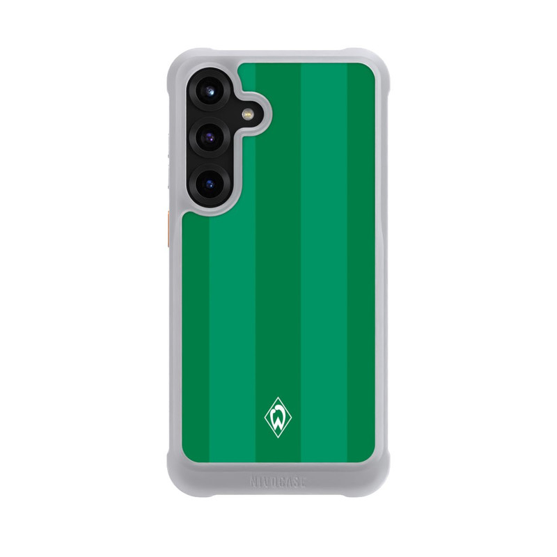 Galaxy S25 + NIVOmax Werder Bremen Grün gestreift