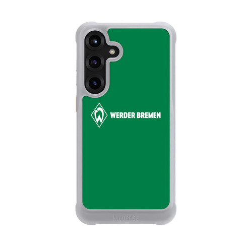 Samsung Galaxy S25+  NIVOmax Werder Bremen Schriftzug Raute Grün