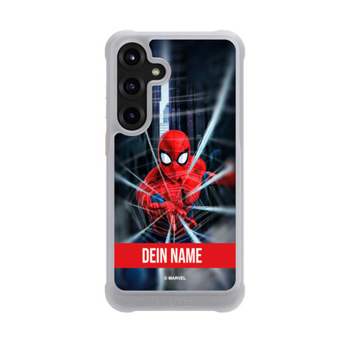 Samsung Galaxy S25+  NIVOmax Spiderman Webs in Action Personalisierbar