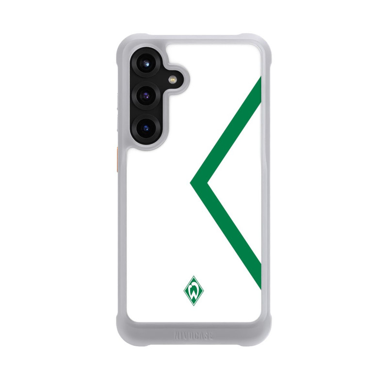 Galaxy S25 + NIVOmax Werder Bremen Rautenelement Grün