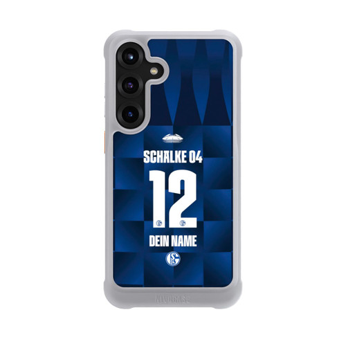 Samsung Galaxy S25+  NIVOmax Schalke 04 Trikot Personalisierbar 26-27