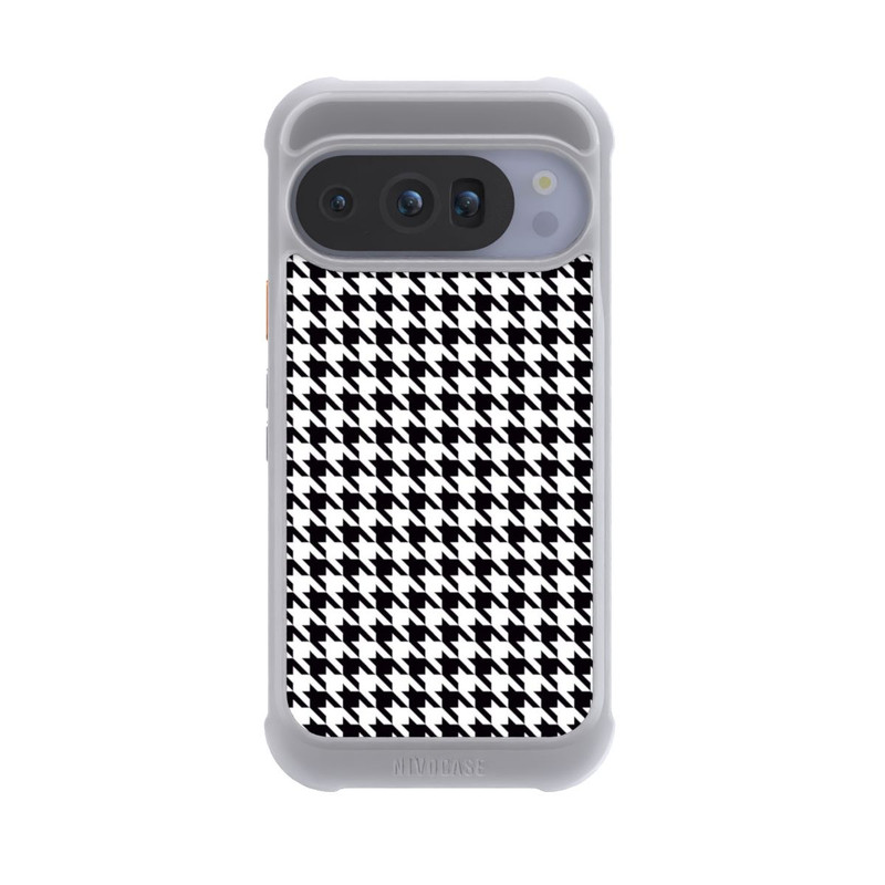 Pixel 10 Pro NIVOmax Houndstooth black-white